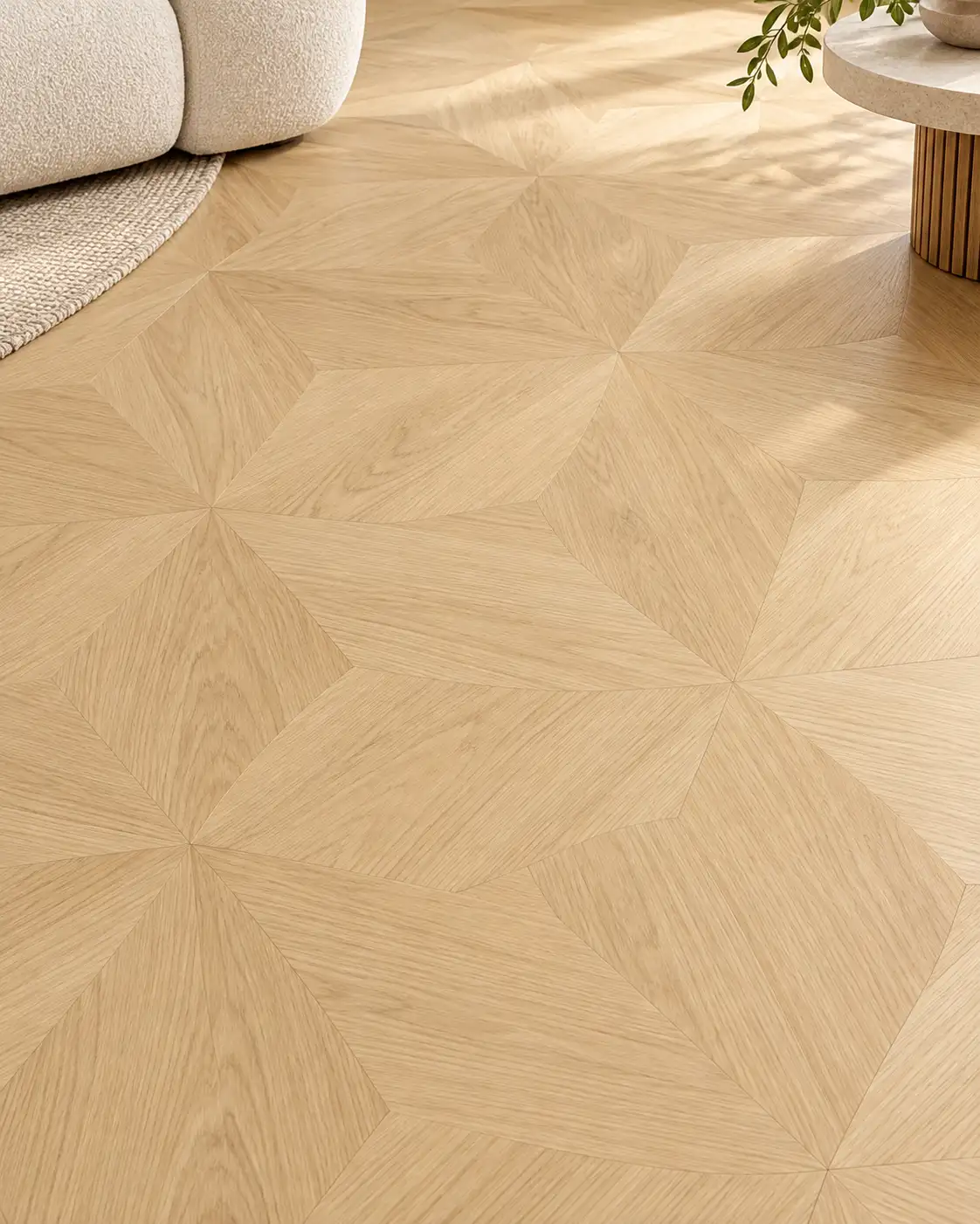 Designs Lotus Leaf Parquet Flooring