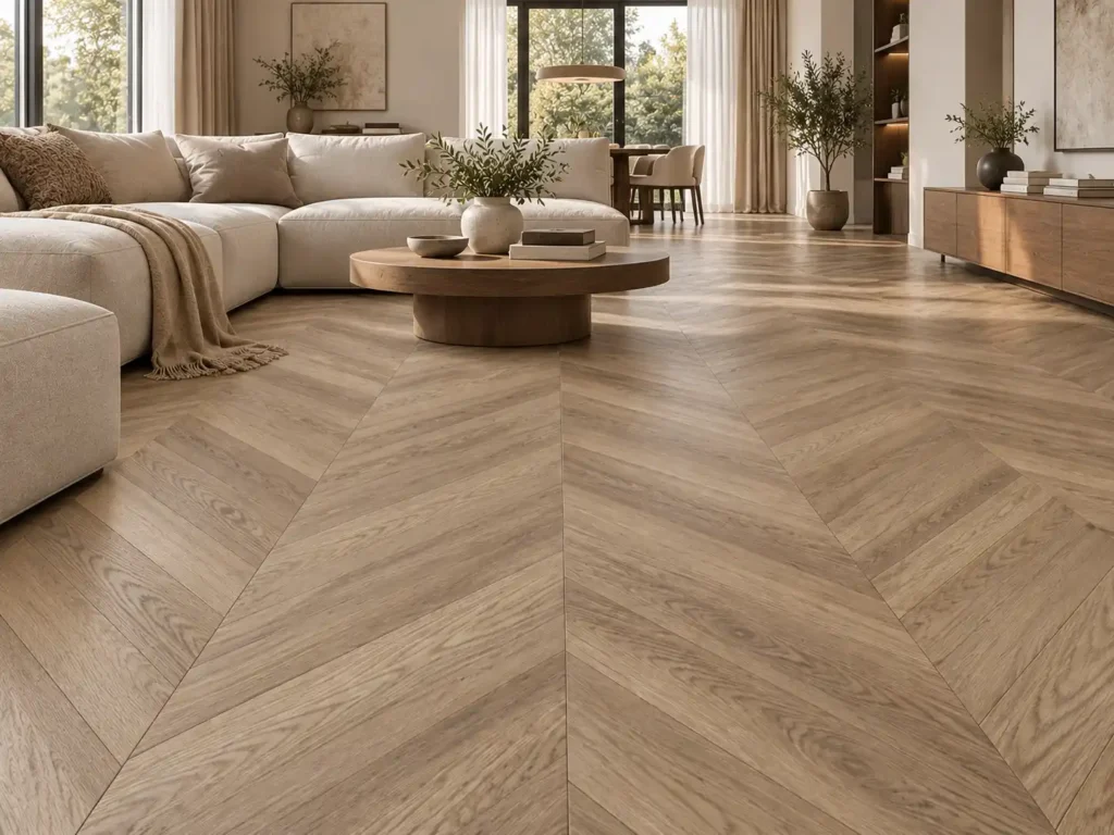 Fishbone Parquet Flooring living rooms
